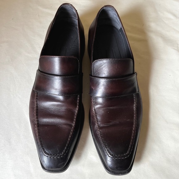 To Boot Other - To Boot New York Penny Loafers Brown Burnished Leather Italy 10.5 D